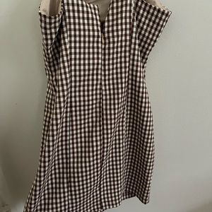 Plaid Mini Dress